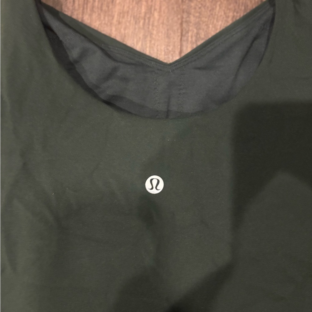 Lululemon Athletica Dark Green Mini Dress - Picture 4 of 5
